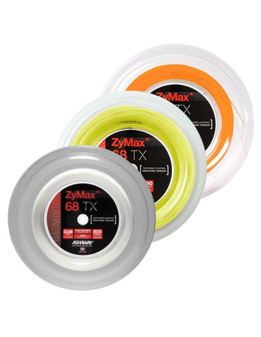 Cordage de Badminton Ashaway ZyMax 68 TX (Bobine- 200m) 